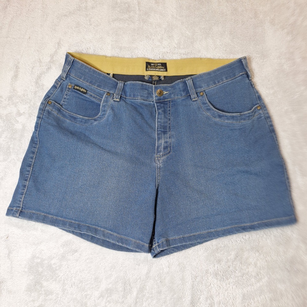 Noble Outfitters Denim Shorts Womens 18 Blue Medium Wash‎ Stretch Five Pocket